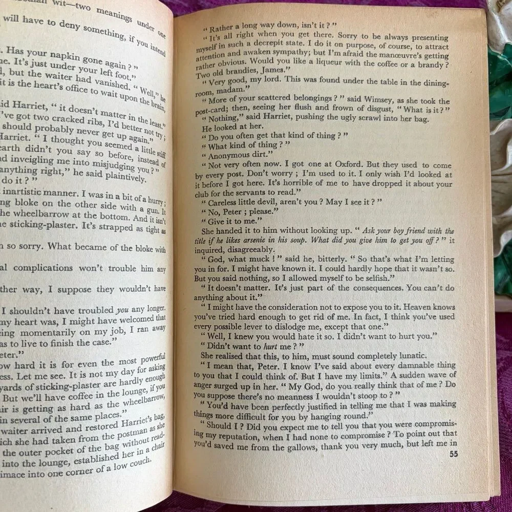 1949 Gaudy Night by Dorothy L. Sayers, Vintage Book, British Mystery